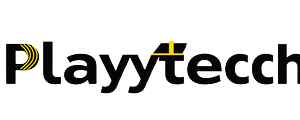 Playtech Provider-Logo mit Gelb-Akzent